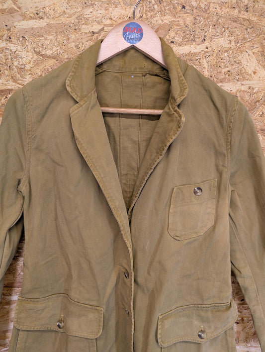 Levis Vintage Clothing LVC Size Small 1920s Norfolk Jacket Tan Beige Brown