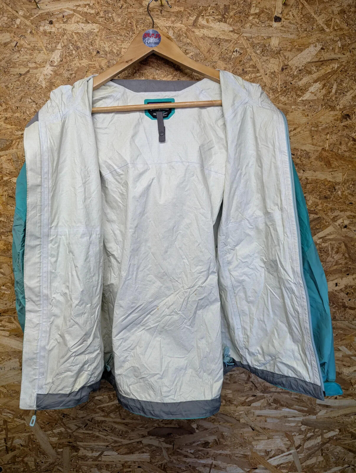 Patagonia Torrentshell Waterproof Jacket Womens XS Turquoise Lightweight Hooded