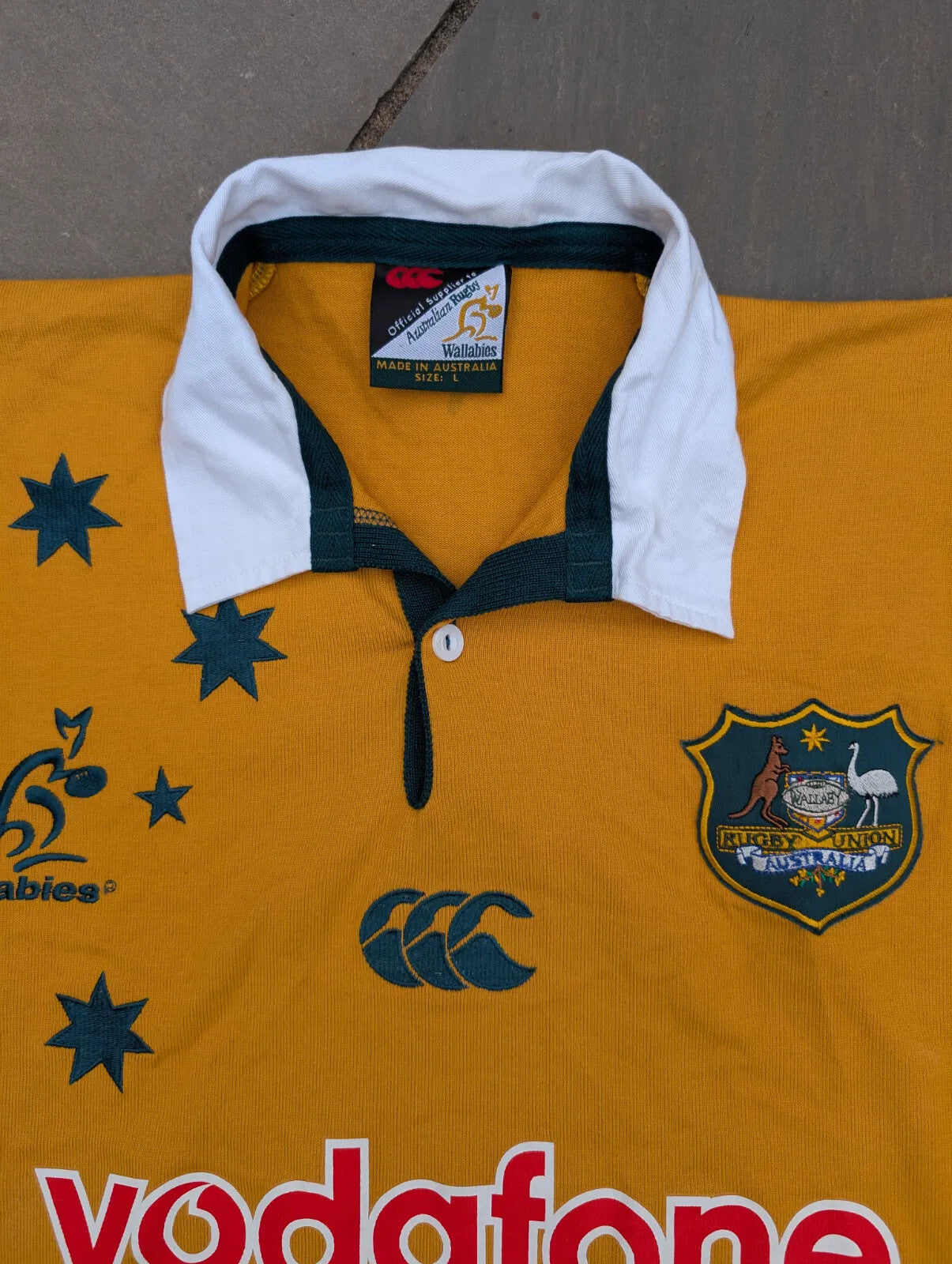 Signed Australia Rugby Top 01-03 Canterbury Wallabies George Gregan Matt Burke