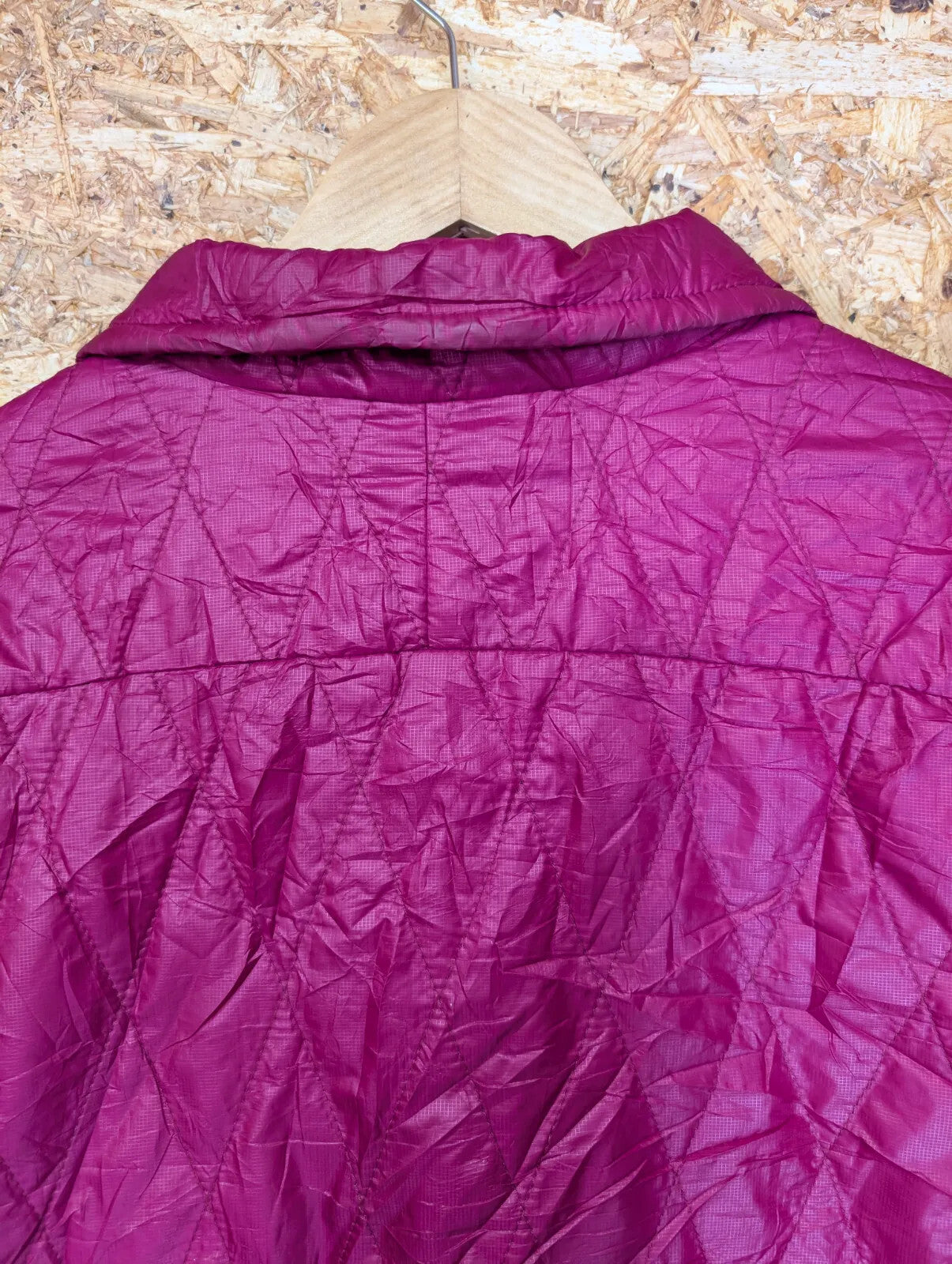 Patagonia Nano Puff Pullover Womens Medium Magenta Quilt Lightweight Primaloft