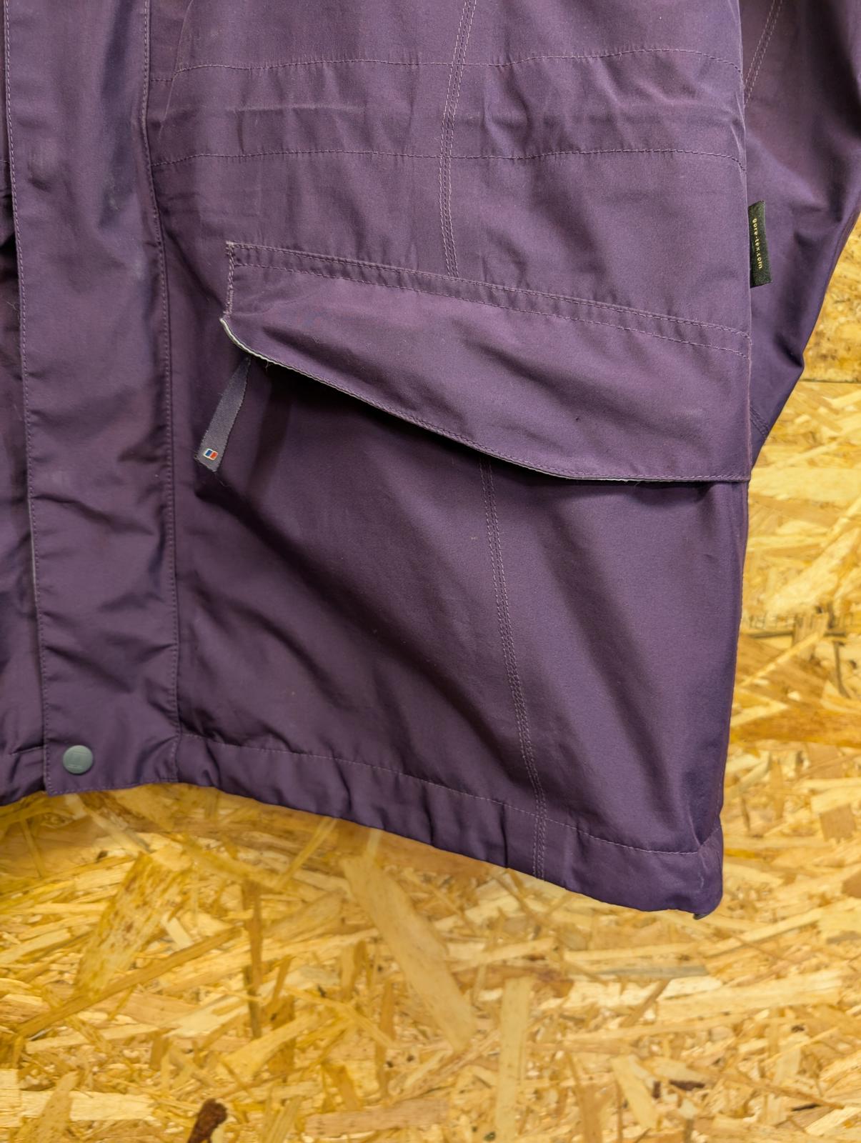 Berghaus Womens Size 12 Medium Shell Gore-Tex Jacket Waterproof Rain Coat Anorak