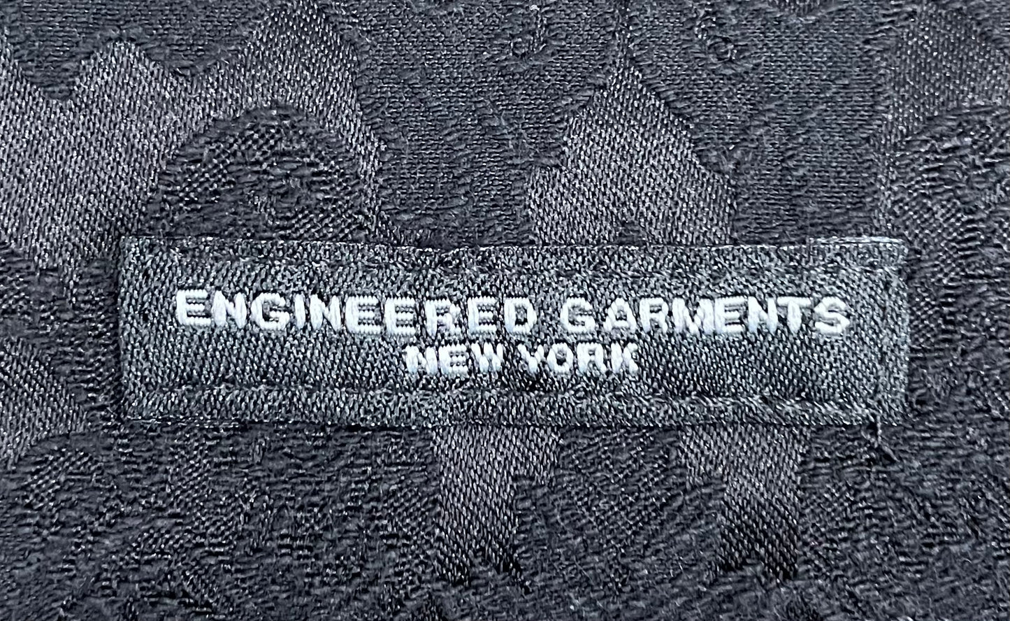 Engineered Garments Reversible Black Waistcoat Lined Vest Made In USA Small