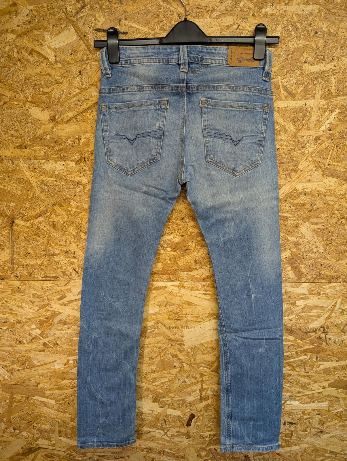 Diesel Thavar J Jeans Girls Slim Fit Light Blue Denim Youth Slim Skinny Rock