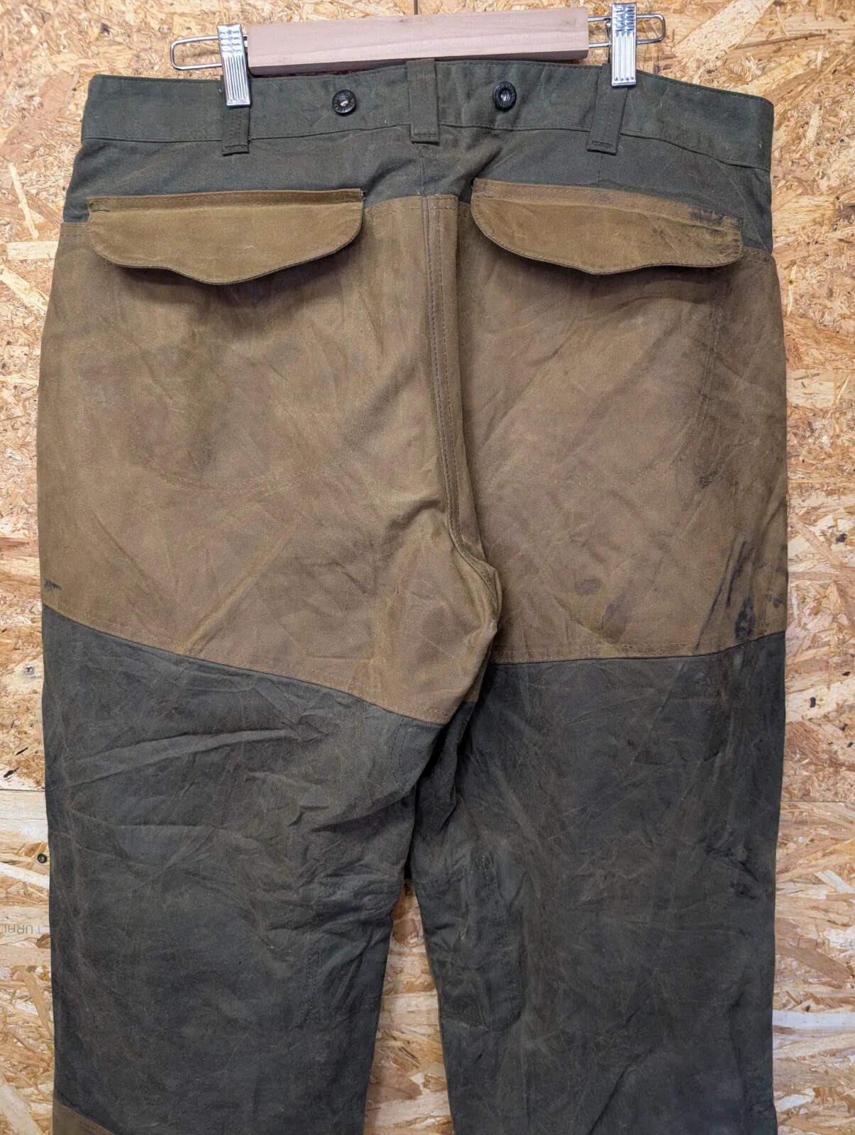 Filson Pants W38 Style 467 Double Tin Cloth Trousers Forestry Pantaloon USA Made