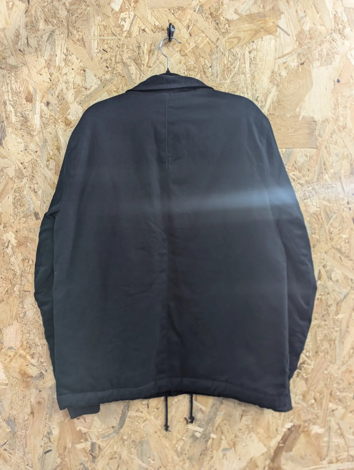 TSPTR Varsity Skate Jacket Medium Black Playboy Bunny Snap Streetwear Padded