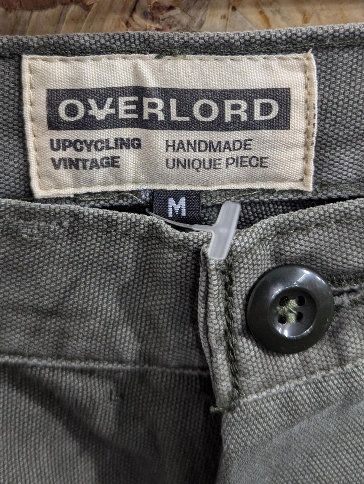 Overlord Clothing Skate Pants Mens W29 Green Khaki Canvas Chino Trousers Cargo
