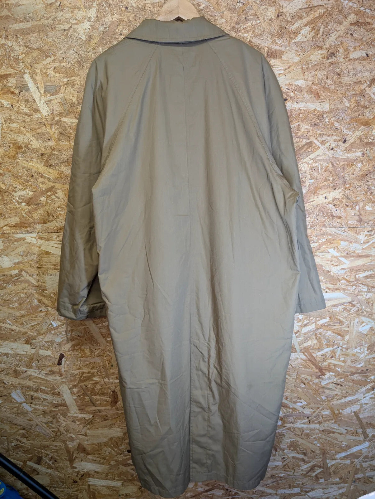 Vintage Yves Saint Laurent Trench Coat Mens Large 42 Khaki Water Repellent YSL