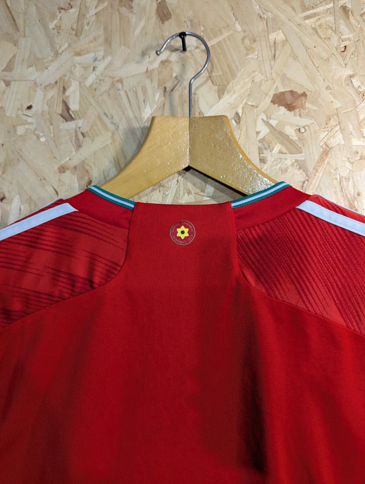 Wales Football Home Shirt Mens XL Adidas Red Short Sleeve 22–23 World Cup