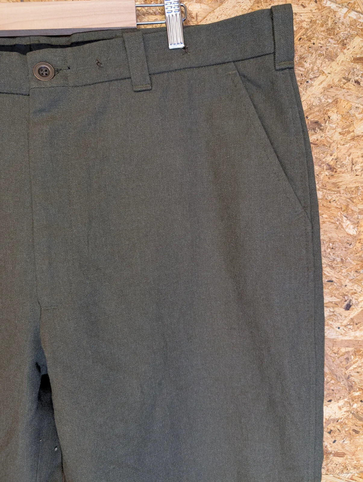 Filson Forestry Cloth Trousers W42 L28 Style 14 Wool Green Work Wear USA Made