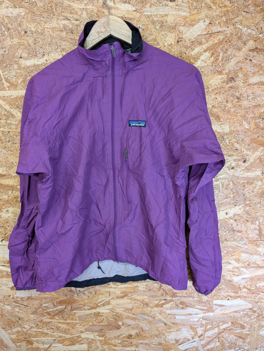 Vintage Patagonia Windbreaker Jacket Women Small Purple Ripstop Waterproof Trail