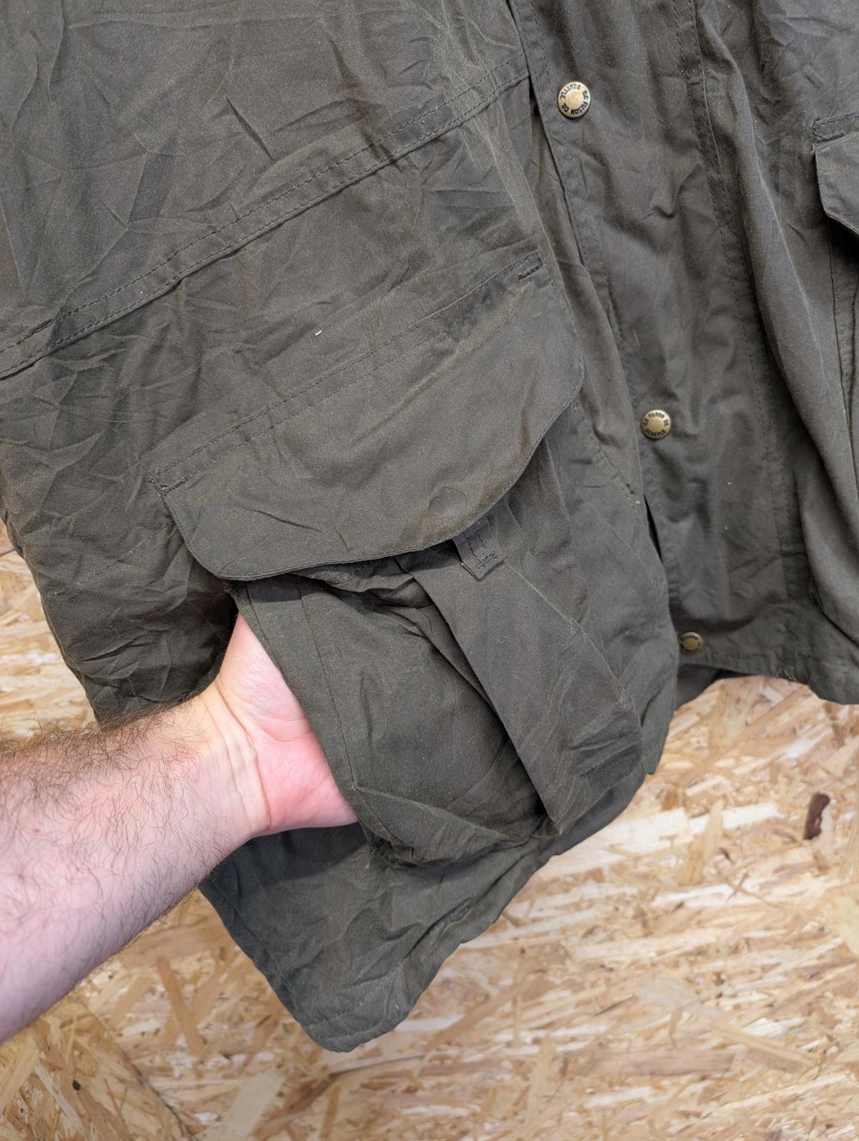 Filson 2XL Hooded Tin Cloth Waxed Field Jacket Style 1440n Coat Made In USA