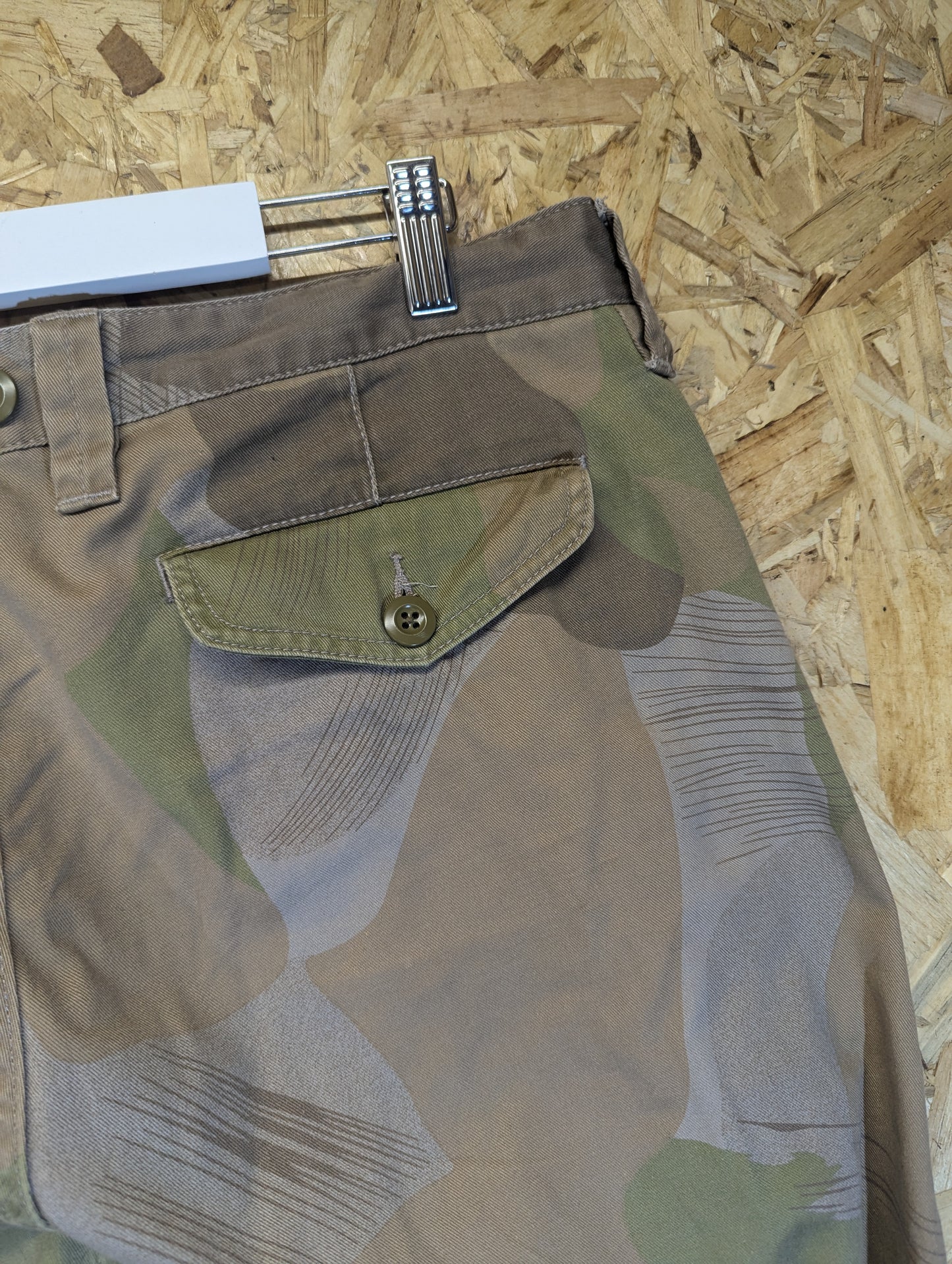 Lybro Nigel Cabourn Utility Trousers Camouflage Army Camo Workwear W36 L31