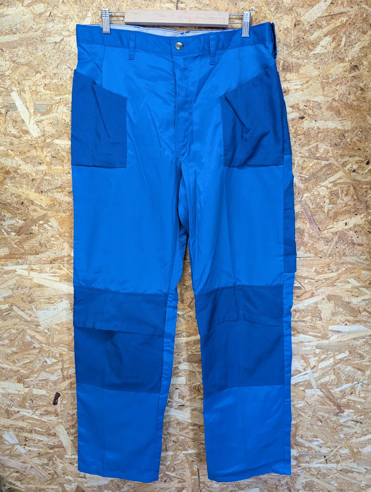 Snickers Work Trousers Mens W36 L35 Blue Cotton Nylon Stretch Workwear Utility