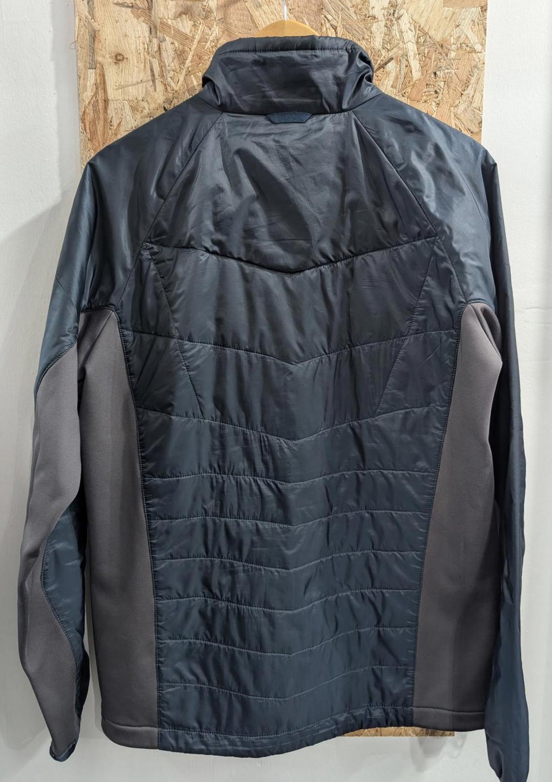 Jack Wolfskin Jacket Mens Size Medium Thermosphere Night Blue Grey Navy Full Zip