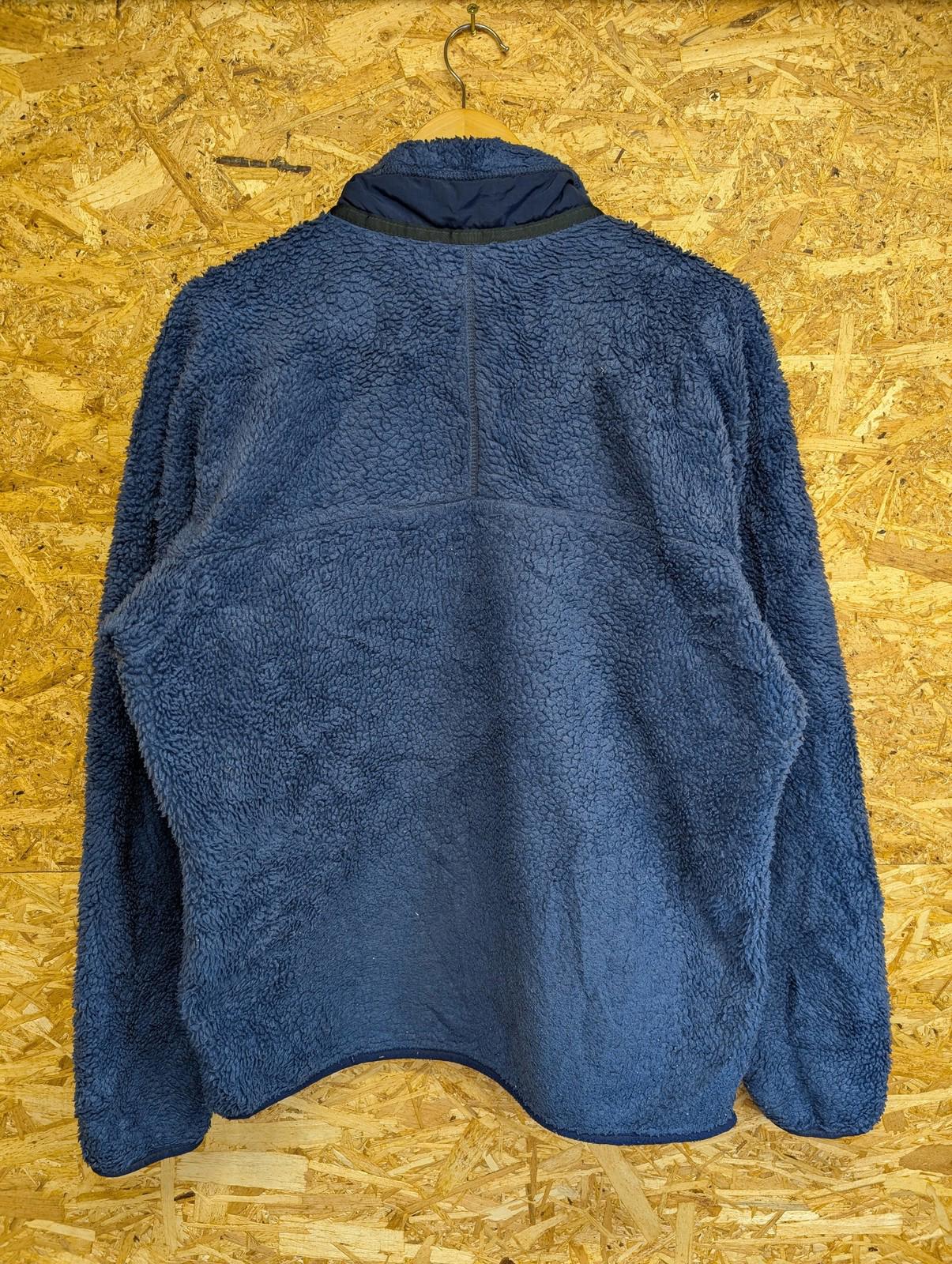 Patagonia Retro-X Fleece Jacket Large Men Vintage 90s USA Navy Blue Full Zip