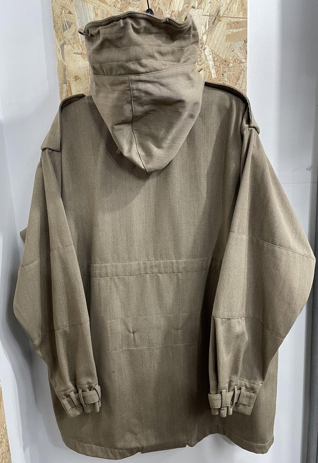 Nigel Cabourn Parka Mens Size 2XL Anorak Waterproof Oatmeal Beige Full Zip Military