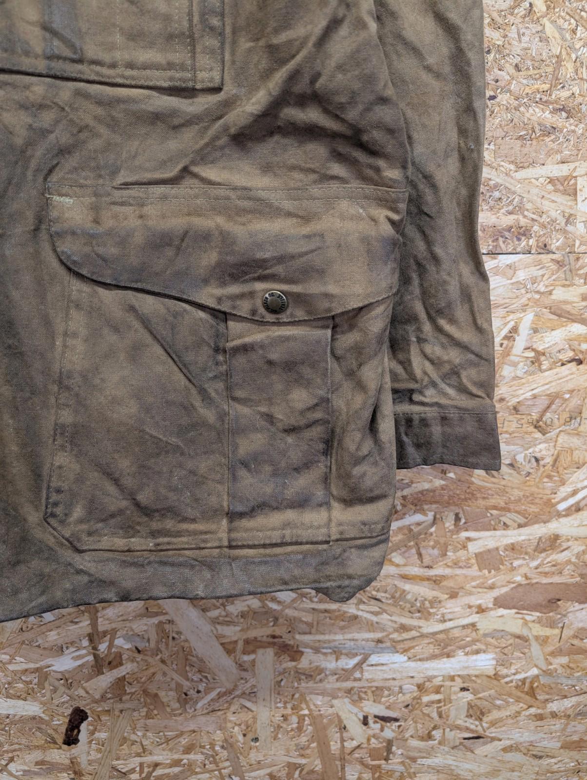 Filson Tin Cloth Field Jacket 2XL 46 Men Hunting Vintage Brown Canvas Duck Coat