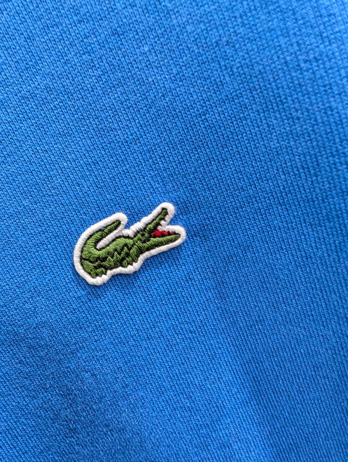 Lacoste Sweatshirt XS Men French Blue Logo Crew Neck Crocodile Oi Polloi Casuals