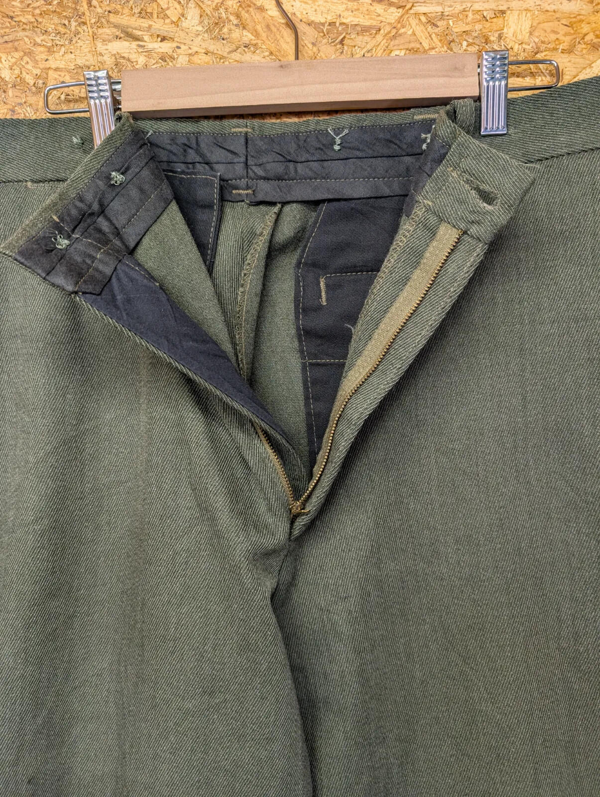 Filson Forestry Cloth Trousers W40 L28 Style 180 Wool Green Work Wear USA Made