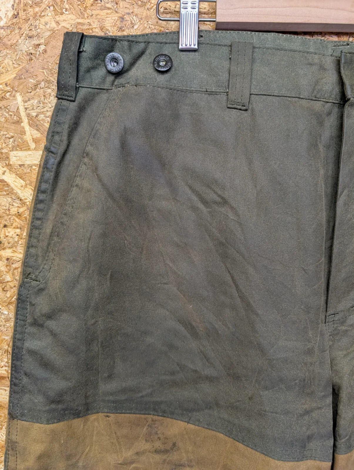Filson Pants W38 Style 467 Double Tin Cloth Trousers Forestry Pantaloon USA Made