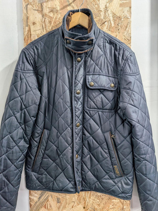 Polo Ralph Lauren Jacket Mens Size Small Quilted Puffer Classic Navy Blue