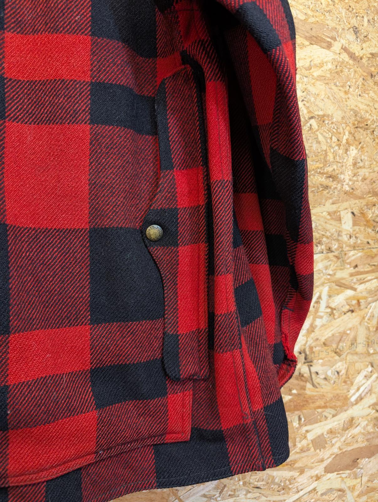 Filson Mackinaw Wool Union Cruiser Mens Large Jacket Made USA Vintage 50s
