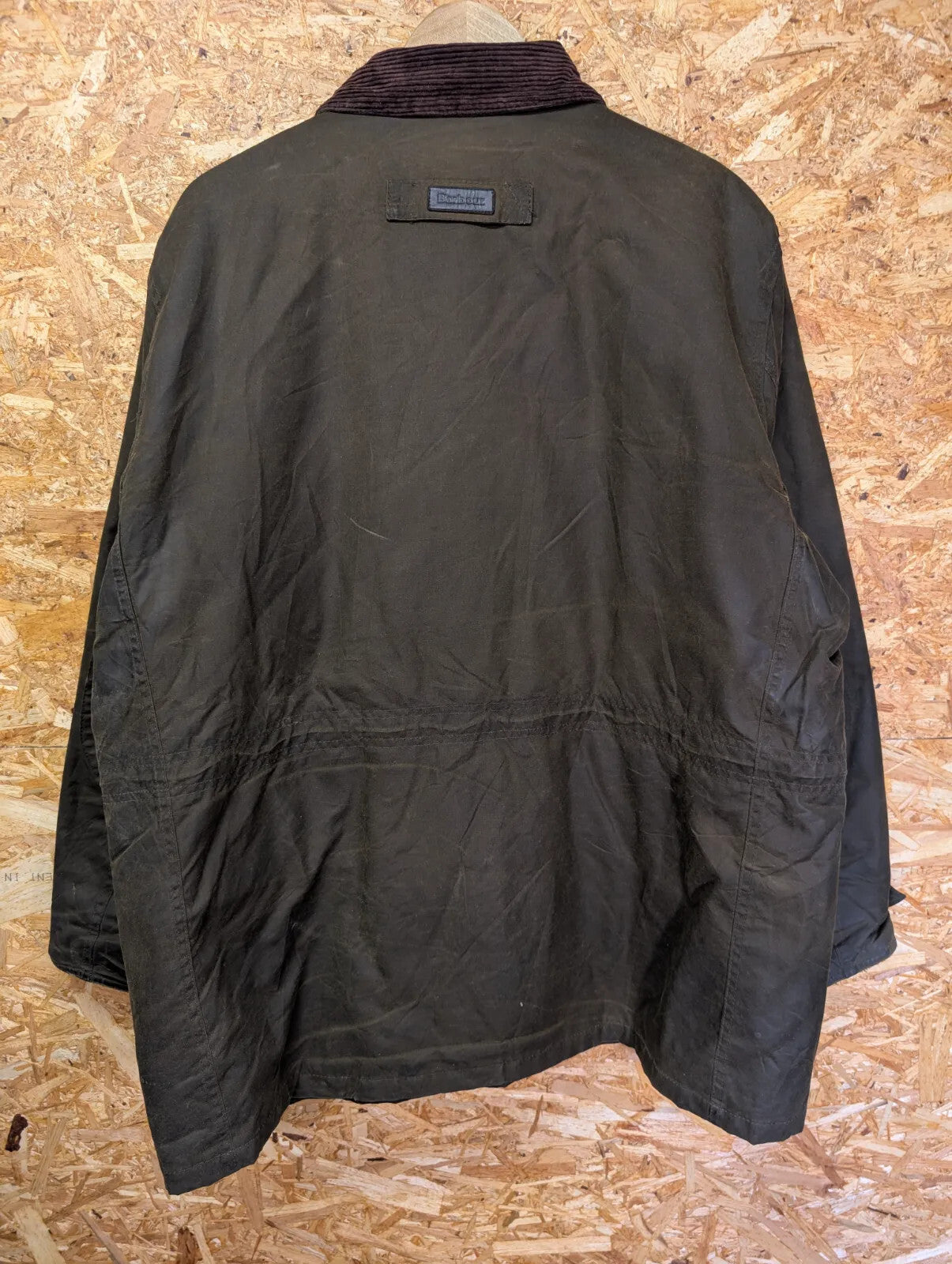 Barbour Romeldale Wax Jacket Mens XL Olive Green Tweed Padded MWX1214OL91