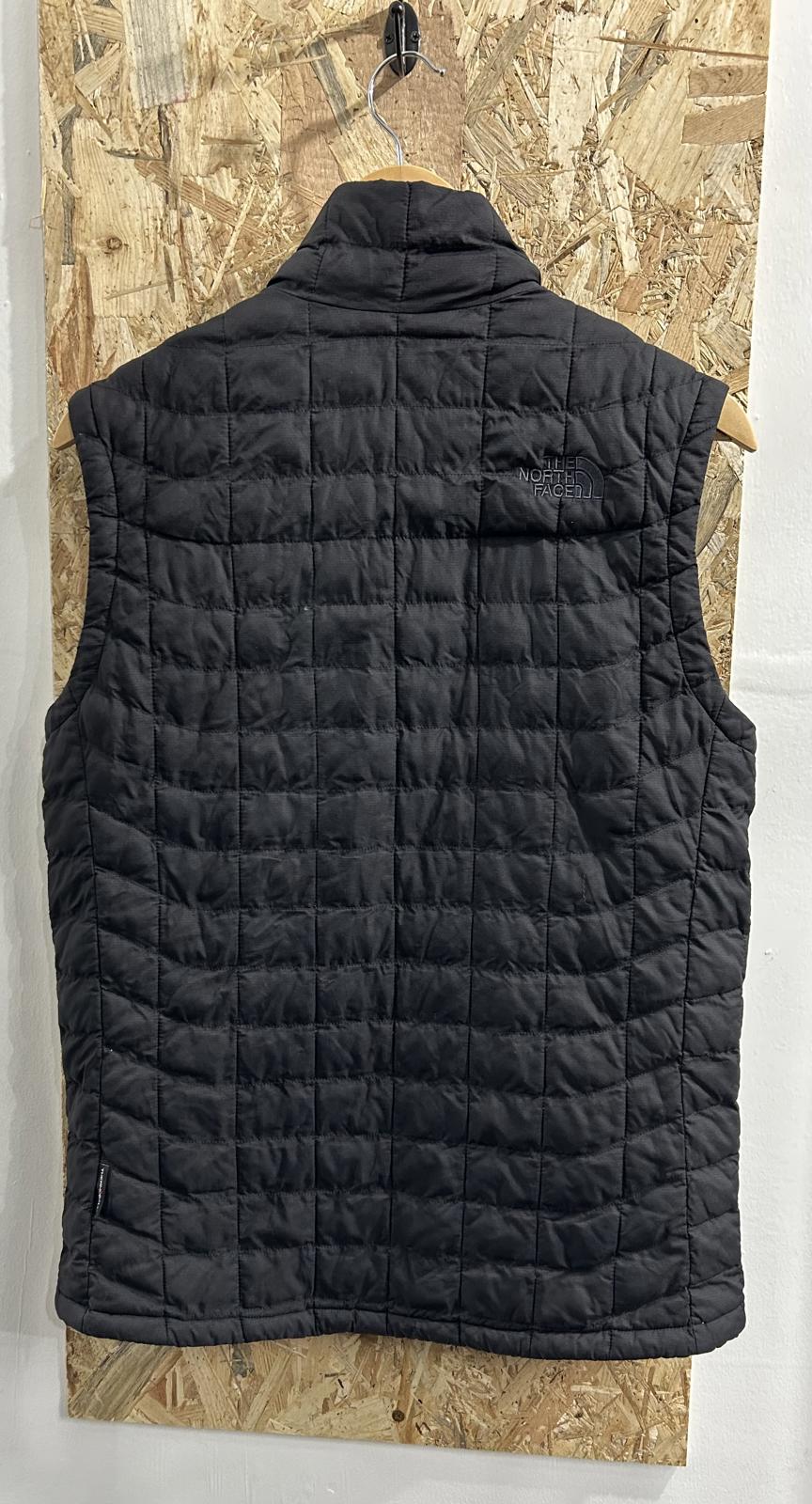 North Face Mens Size Small TNF Thermal Insulation Black Puffer Gilet Bodywarmer