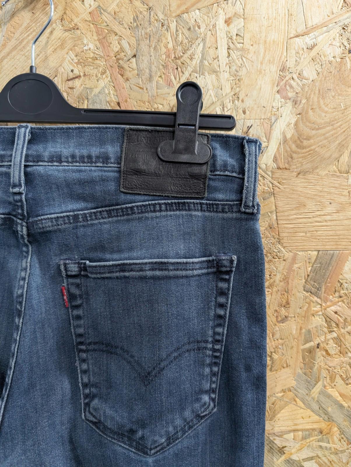 Levis 510 Skinny Jeans W29 L32 Men Navy Blue Rock Stretch Premium Big E Red Tab