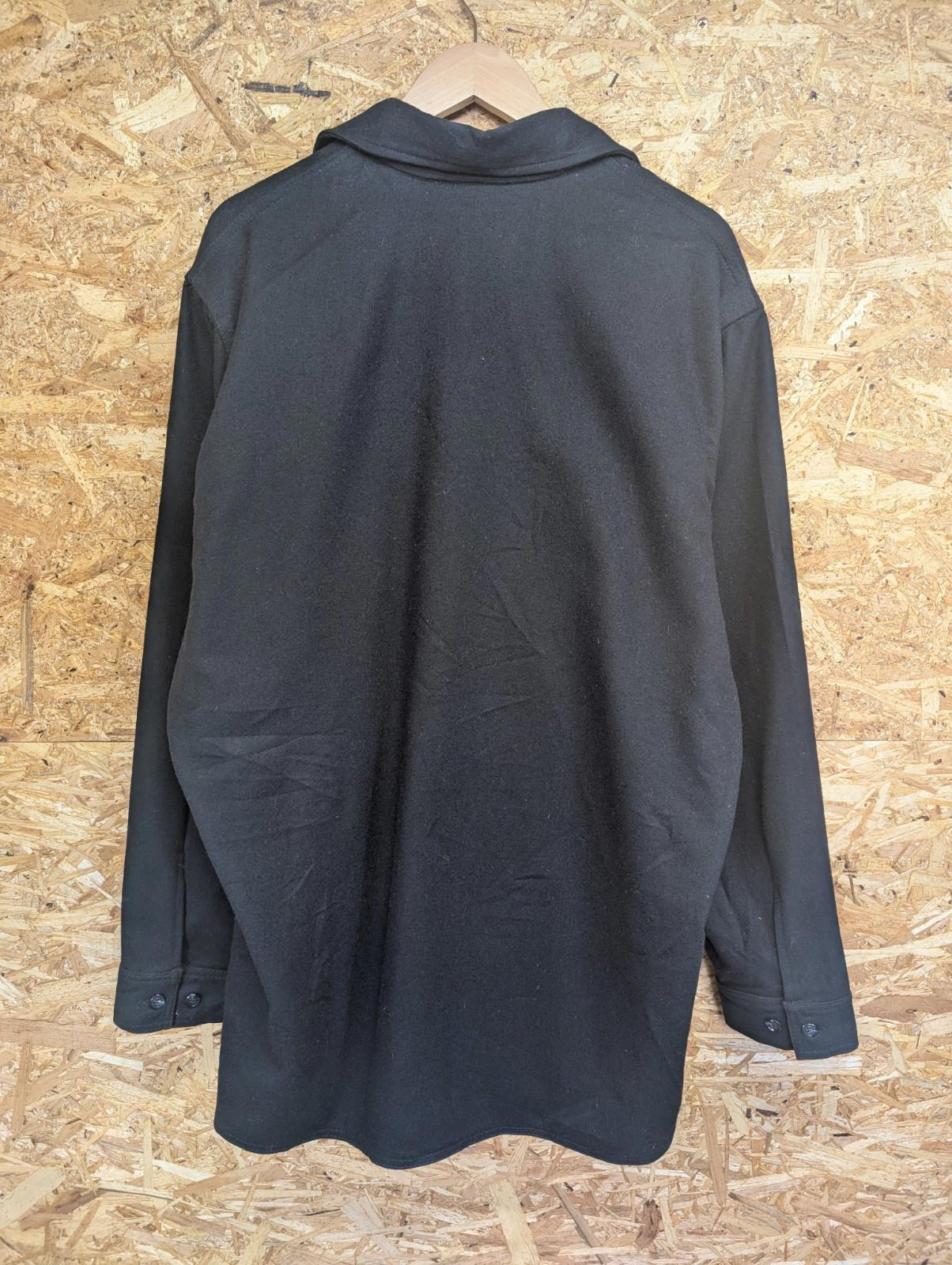 Filson Jac Shirt Large 2XL Men 48 USA Virgin Wool Cruiser Navy Blue Style 90