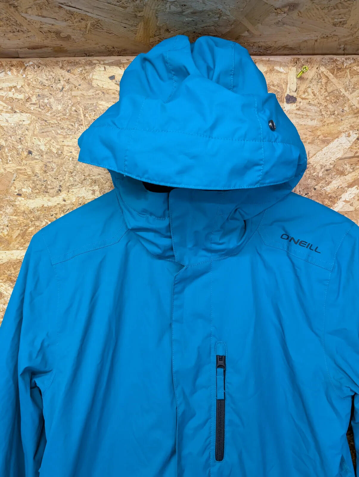 ONeill Escape Series Ski Jacket Women Medium Teal Blue Waterproof Snowboard Hood