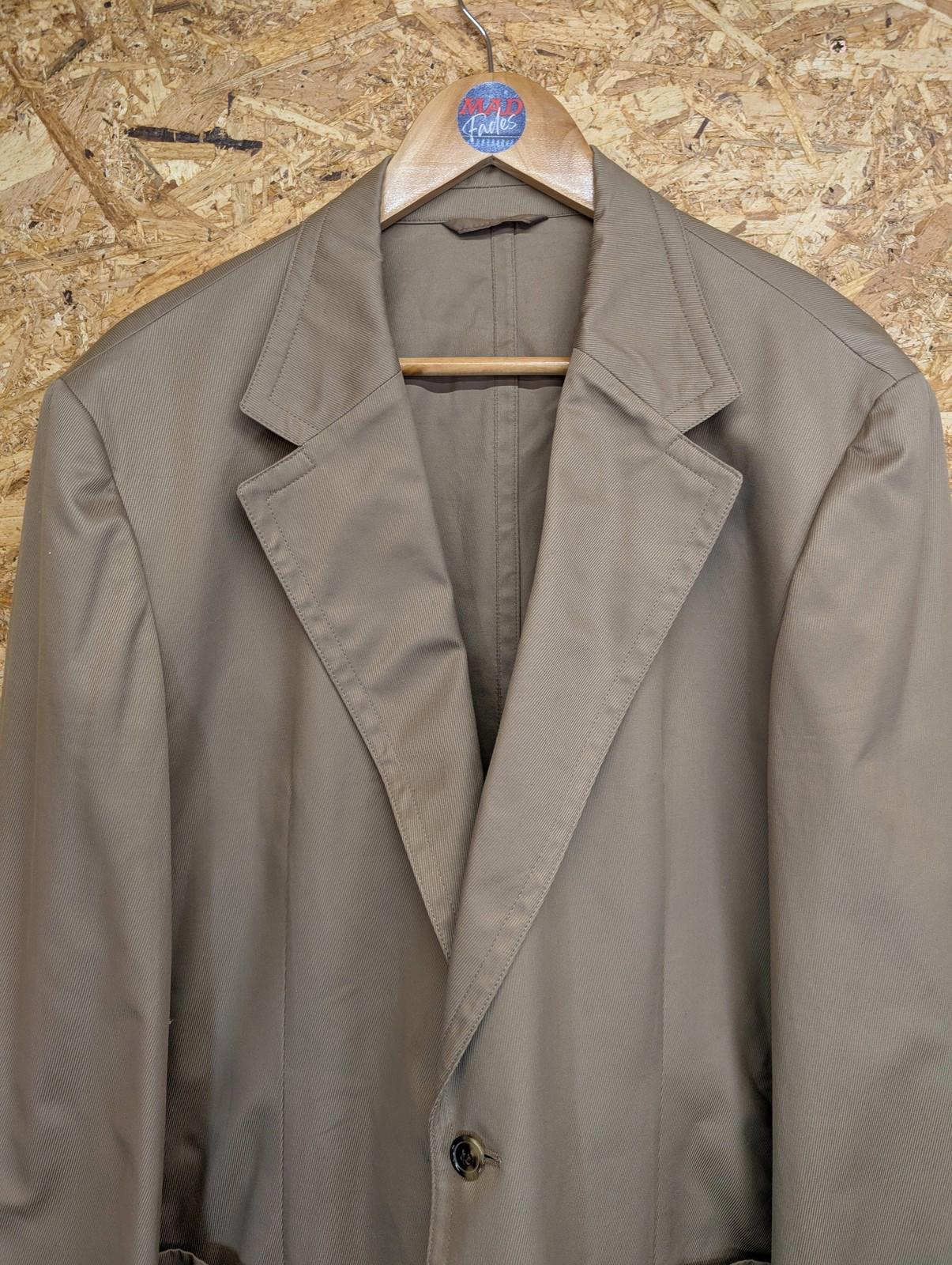 Hugo Boss Blazer XXL Men Boyd-H Jacket Beige Cotton Canvas Made In Italy