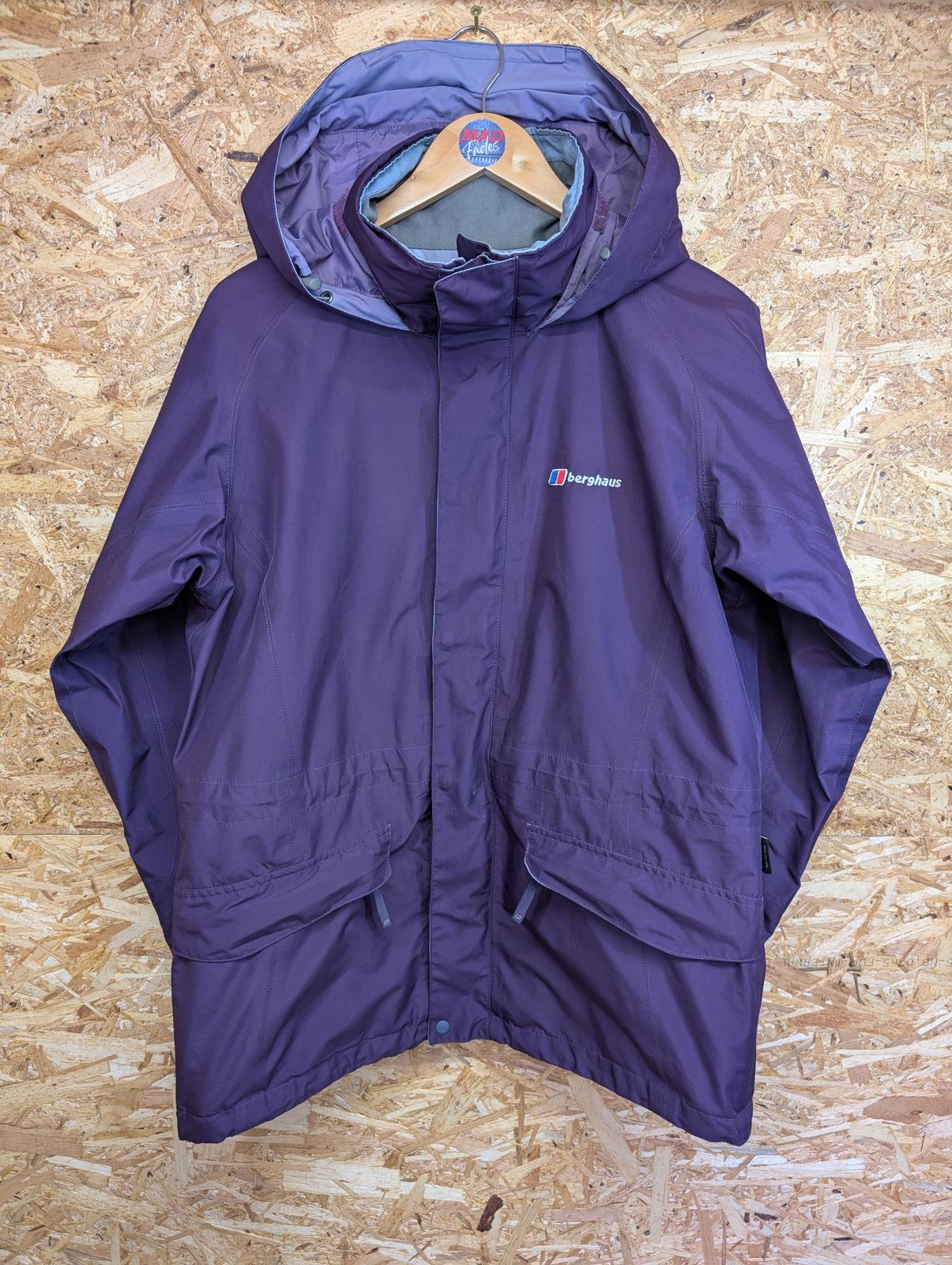 Berghaus Womens Size 12 Medium Shell Gore-Tex Jacket Waterproof Rain Coat Anorak