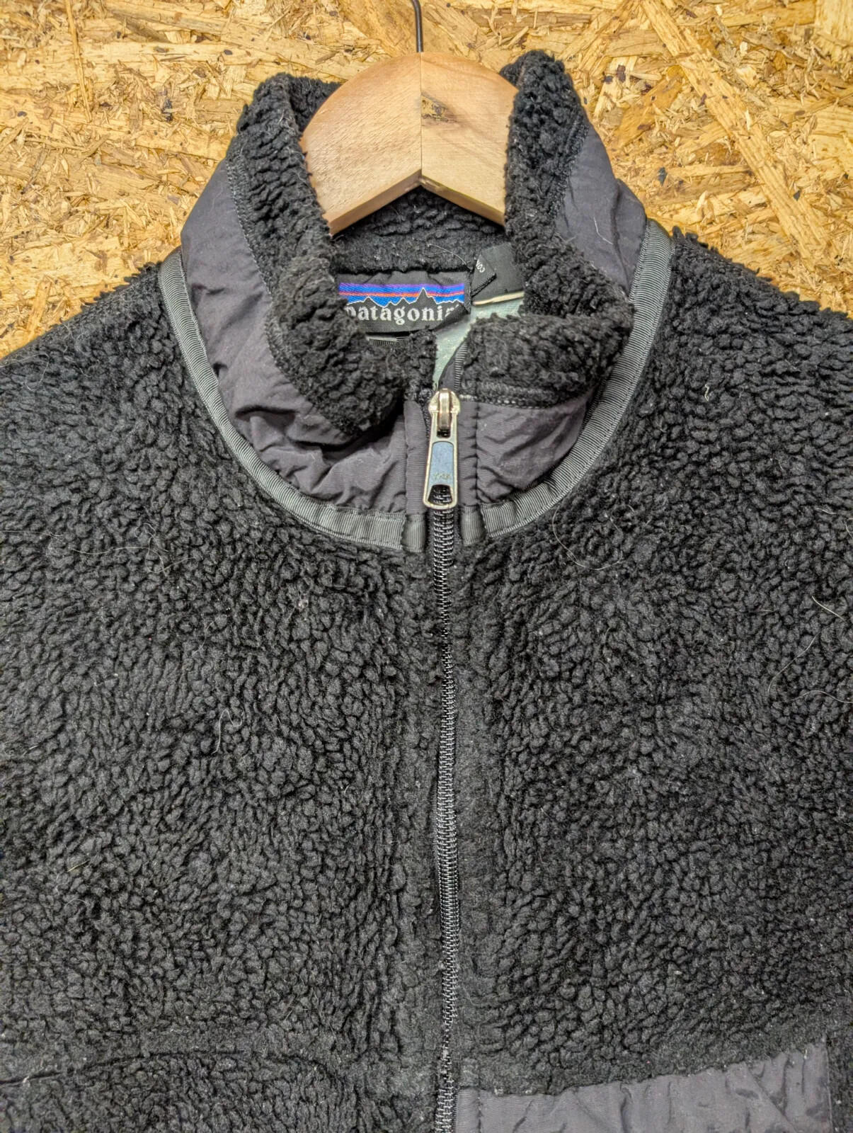 Patagonia Retro-X Pile Fleece Men XL Vest Zip Black Gilet Bodywarmer USA