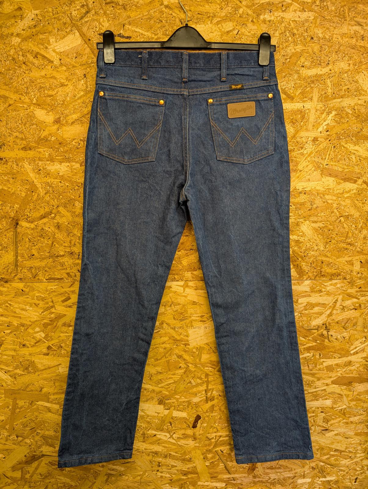 Wrangler 936DEN Jeans W32 L30 Made in Mexico Vintage 80s Mid Wash Blue Denim