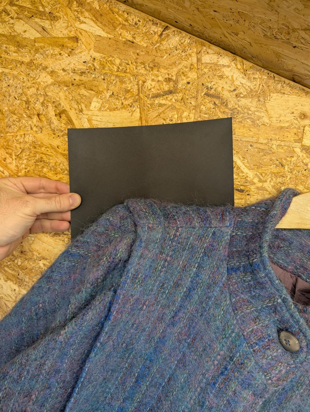 Avoca Collection Coat Small - Medium Size Women Vintage Wool Tweed Purple Blue