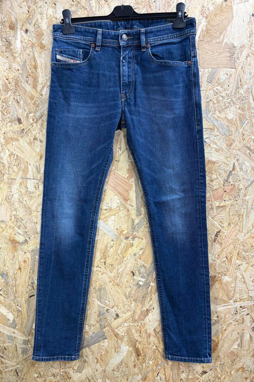 Diesel Thommer Slim Jeans W31 L32 Men 009ER Mid Blue Wash Zip Fly