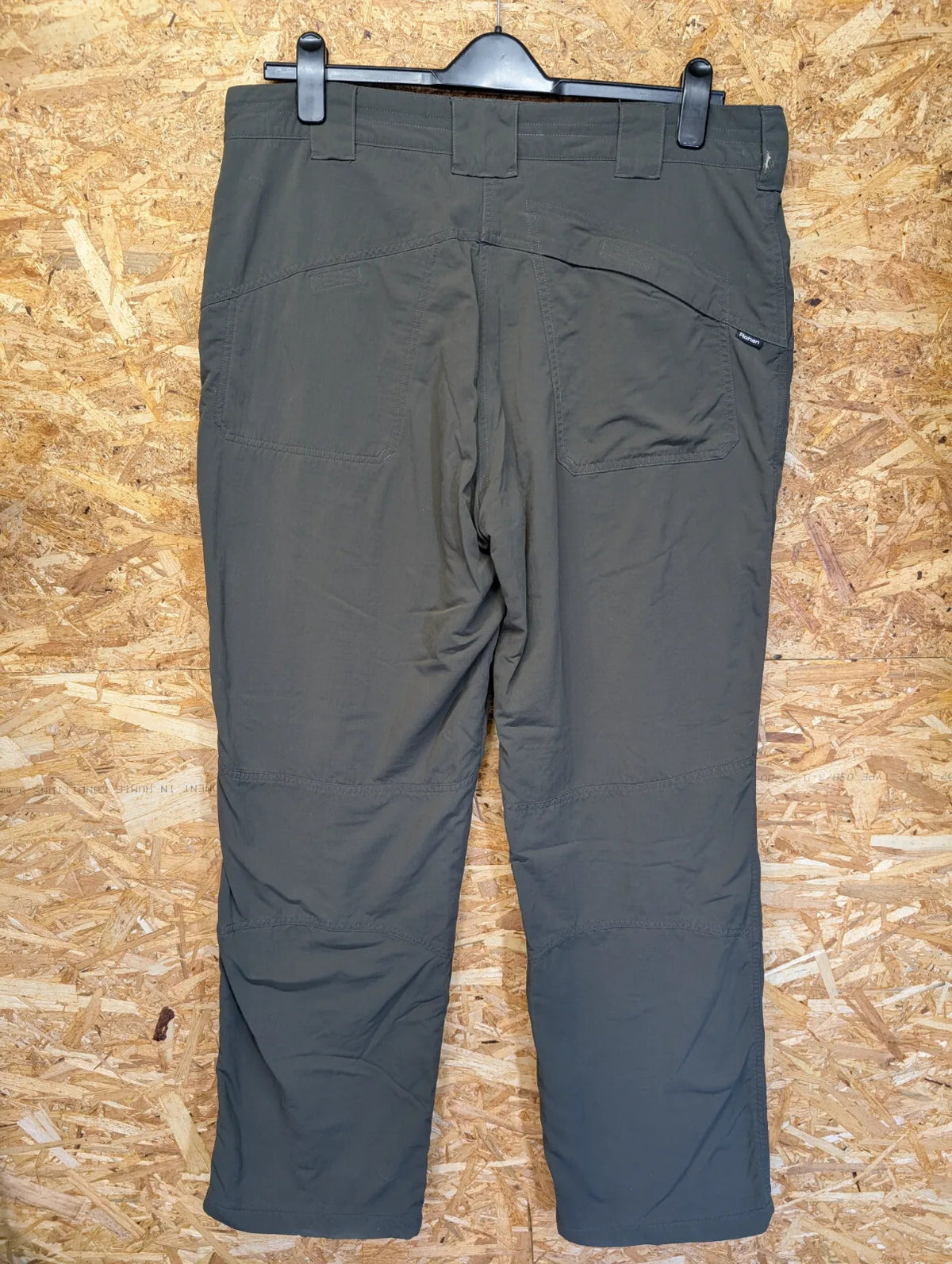 Rohan Snowline Trousers Mens W38 L34 Khaki Green Fleece Lined Hiking Walking