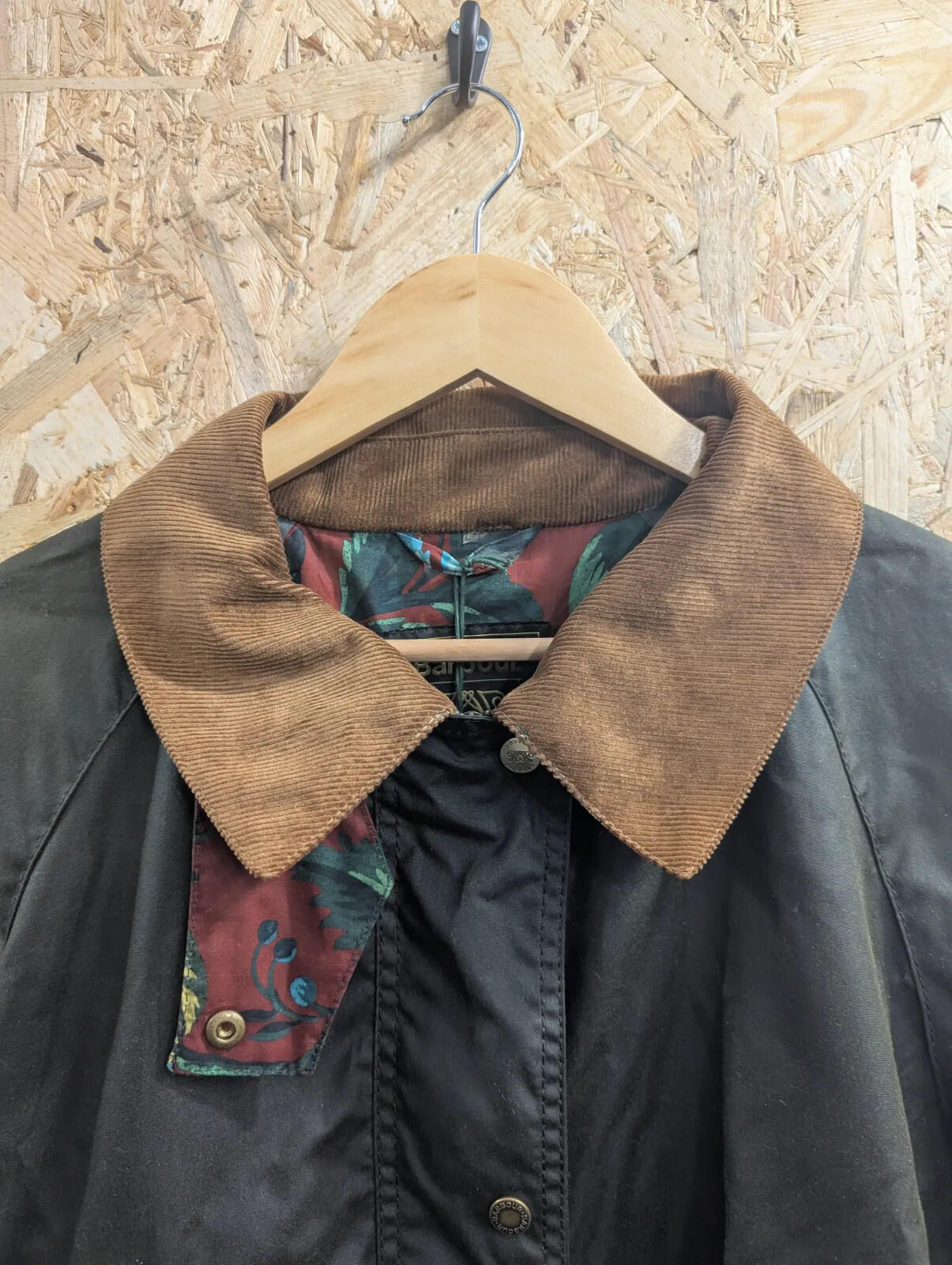 Barbour Mabley Wax Jacket Women UK 16 Green House Of Hackney Waxed Cotton Ltd Ed