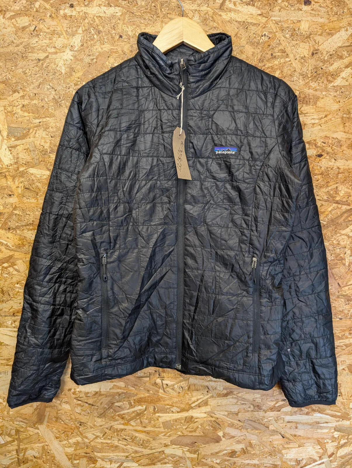 Patagonia Nano Puff Jacket Womens Small Black Polyester PrimaLoft Zip Insulated