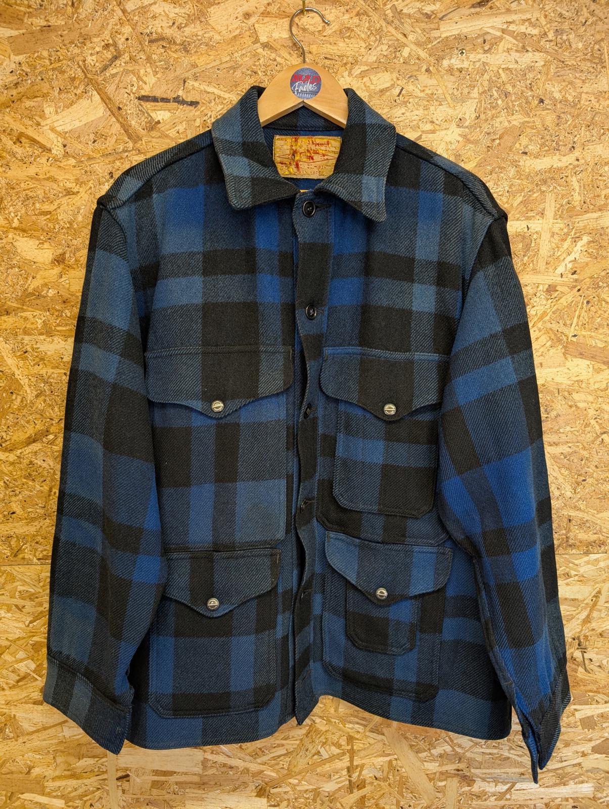 Filson Mackinaw Wool Cruiser Mens 42 Large Jacket Made In USA Vintage Enamel