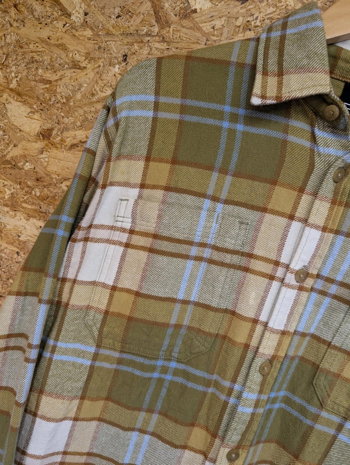 Dickies Plaid Shirt Men’s Medium Button-Up Casual Check Flannel Green