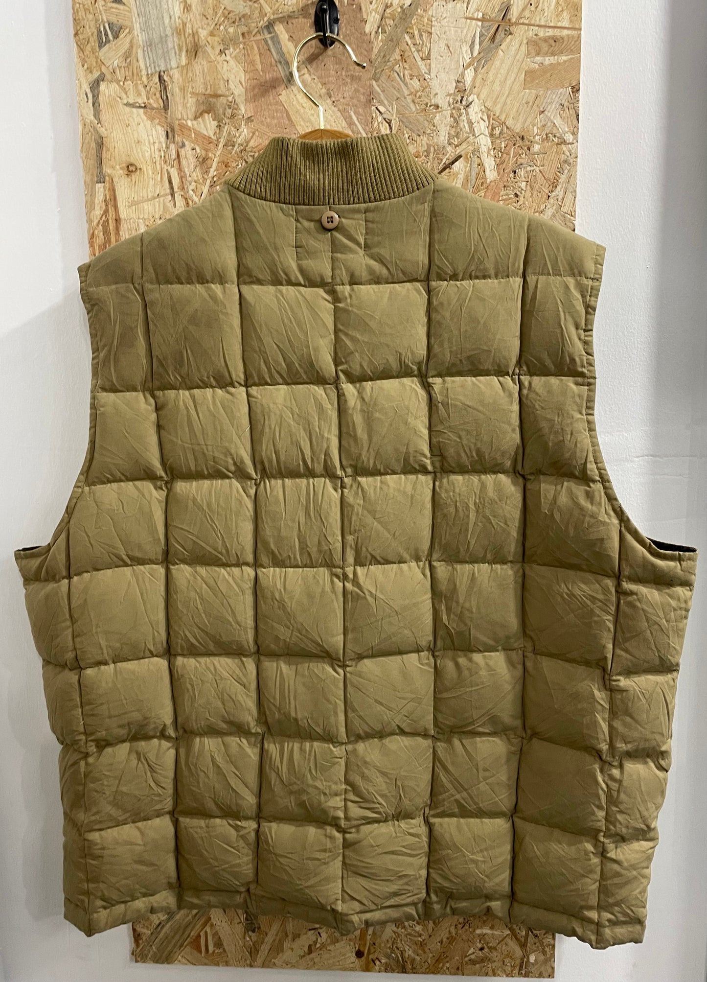 Filson Padded Vest Beige Khaki Cream Outdoor Gilet Body Warmer Mens XL