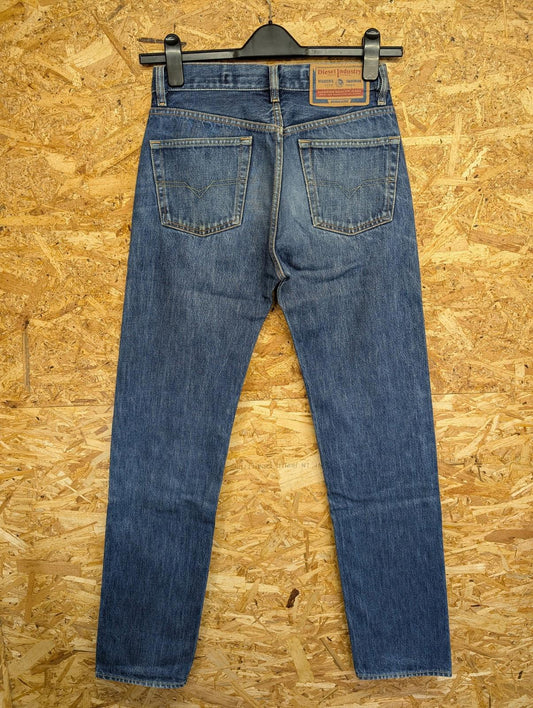Diesel Basic Jeans W28 L34 Men RR55 Straight Italian Denim Blue 90s Vintage