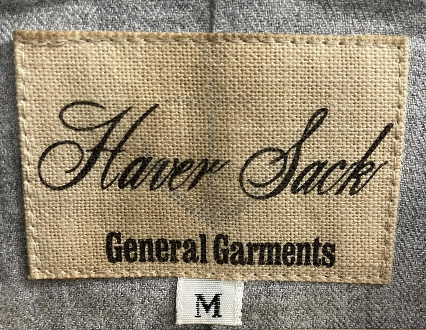 Haversack Garments Jacket Mens Medium Clutch Cafe Navy Blue Blazer Chore