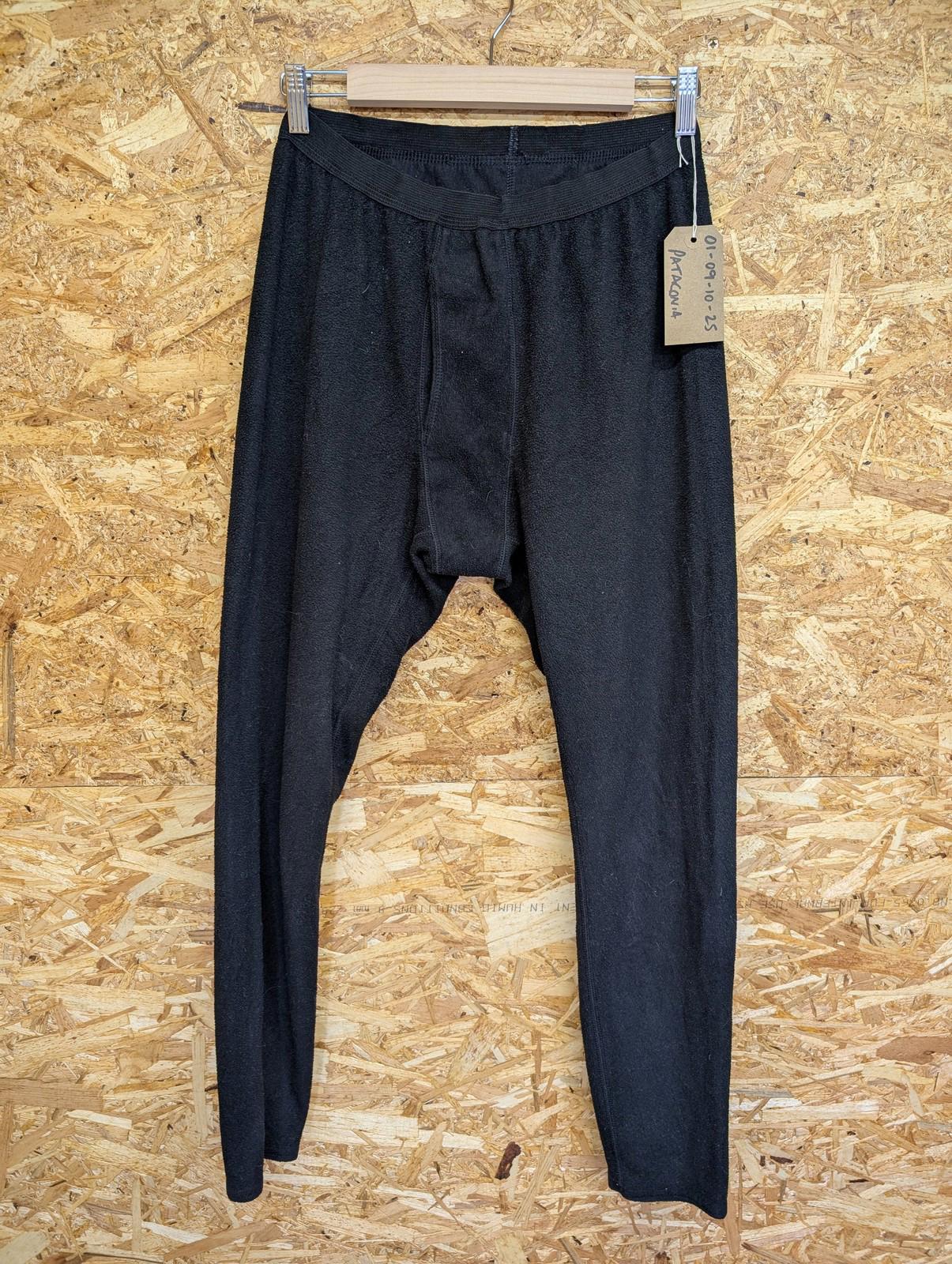 Patagonia Capilene Joggers Medium Men Fleece Base Layer Thermal Black Leggings