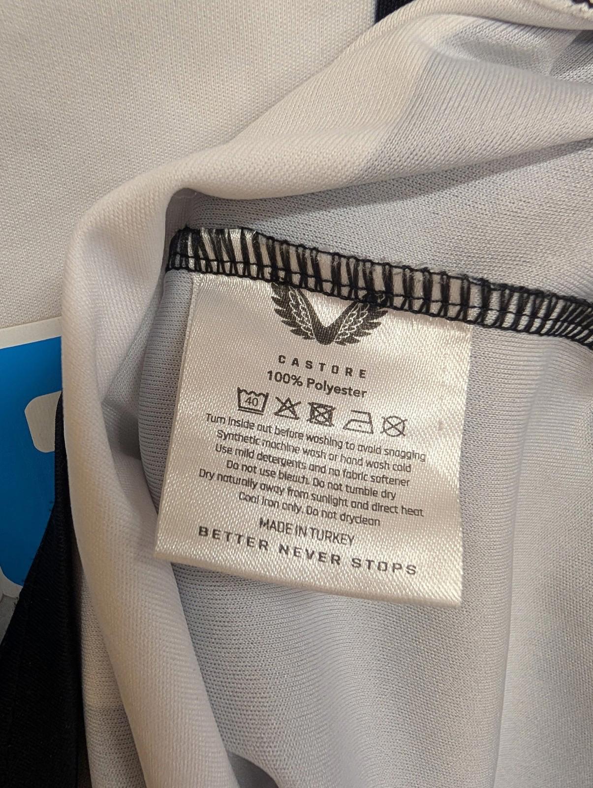 Newcastle United Football Shirt Mens Large 22 23 Castore Striped Short Sleeve