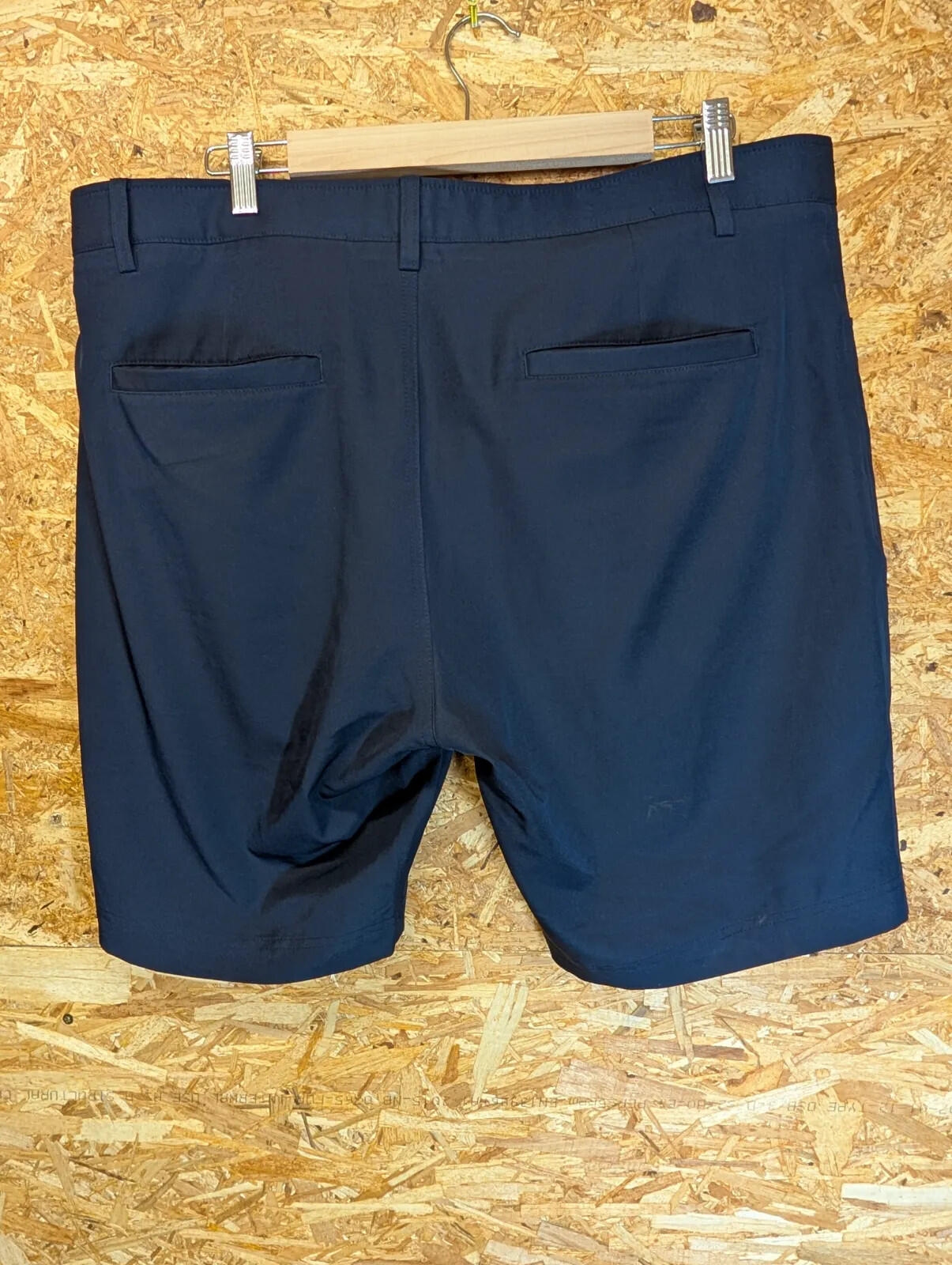 Calvin Klein Golf Shorts Mens W38 Navy Blue Stretch Zip Fly Pockets Belt Loops