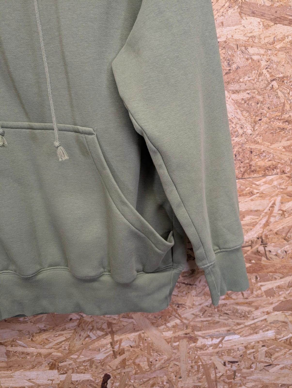 Nike Hoodie XS Men Olive Green Pullover Sweatshirt Centre Swoosh Heavy Duty