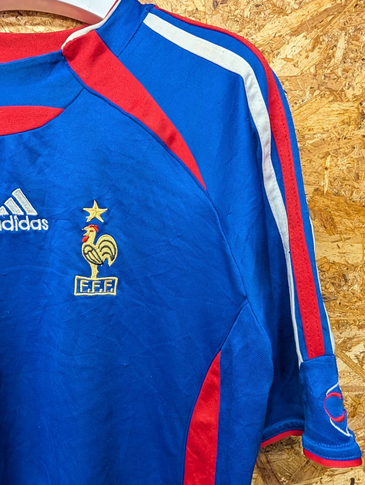 Vintage Adidas France 04/05 Home Shirt Mens XL Henry Name 12 Blue S/S World Cup